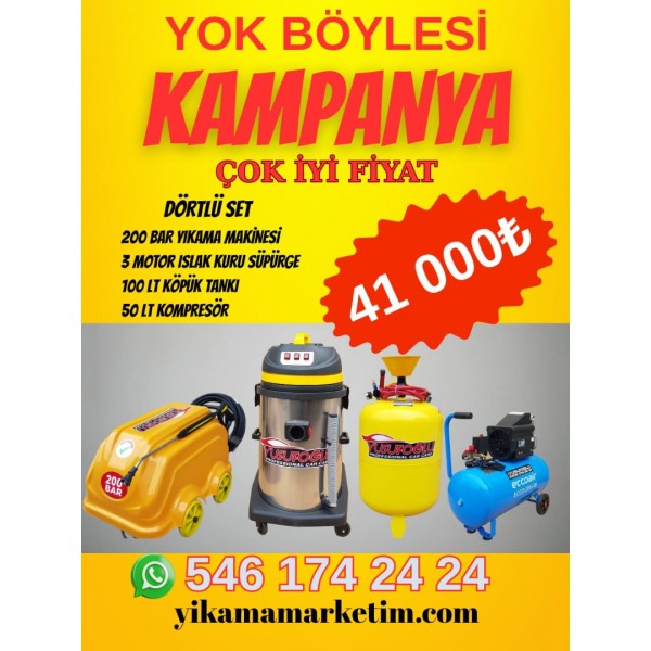 Basınçlı Yıkama Seti kampanya