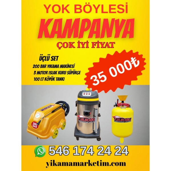 Basınçlı Yıkama Seti kampanya