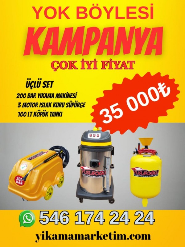 Basınçlı Yıkama Seti kampanya